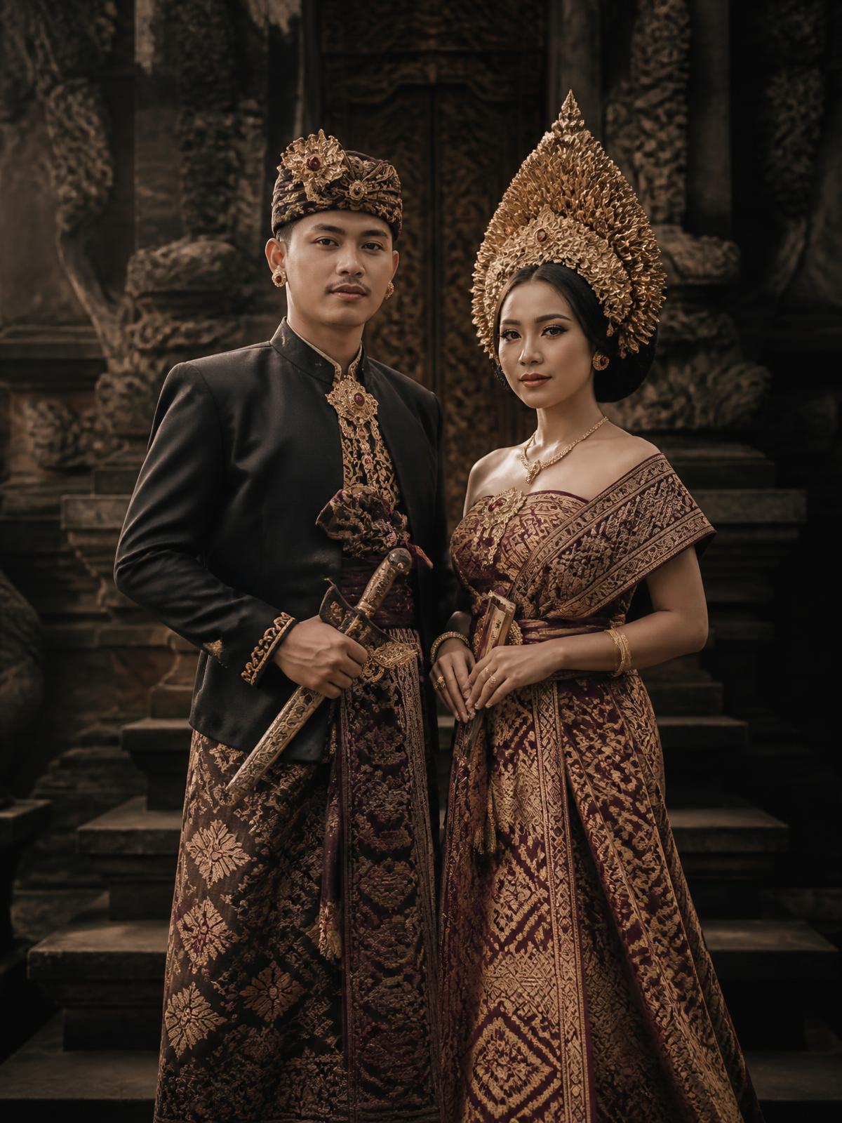 Potret pernikahan Putu Ayu Maharani & Kadek Adi Pratama